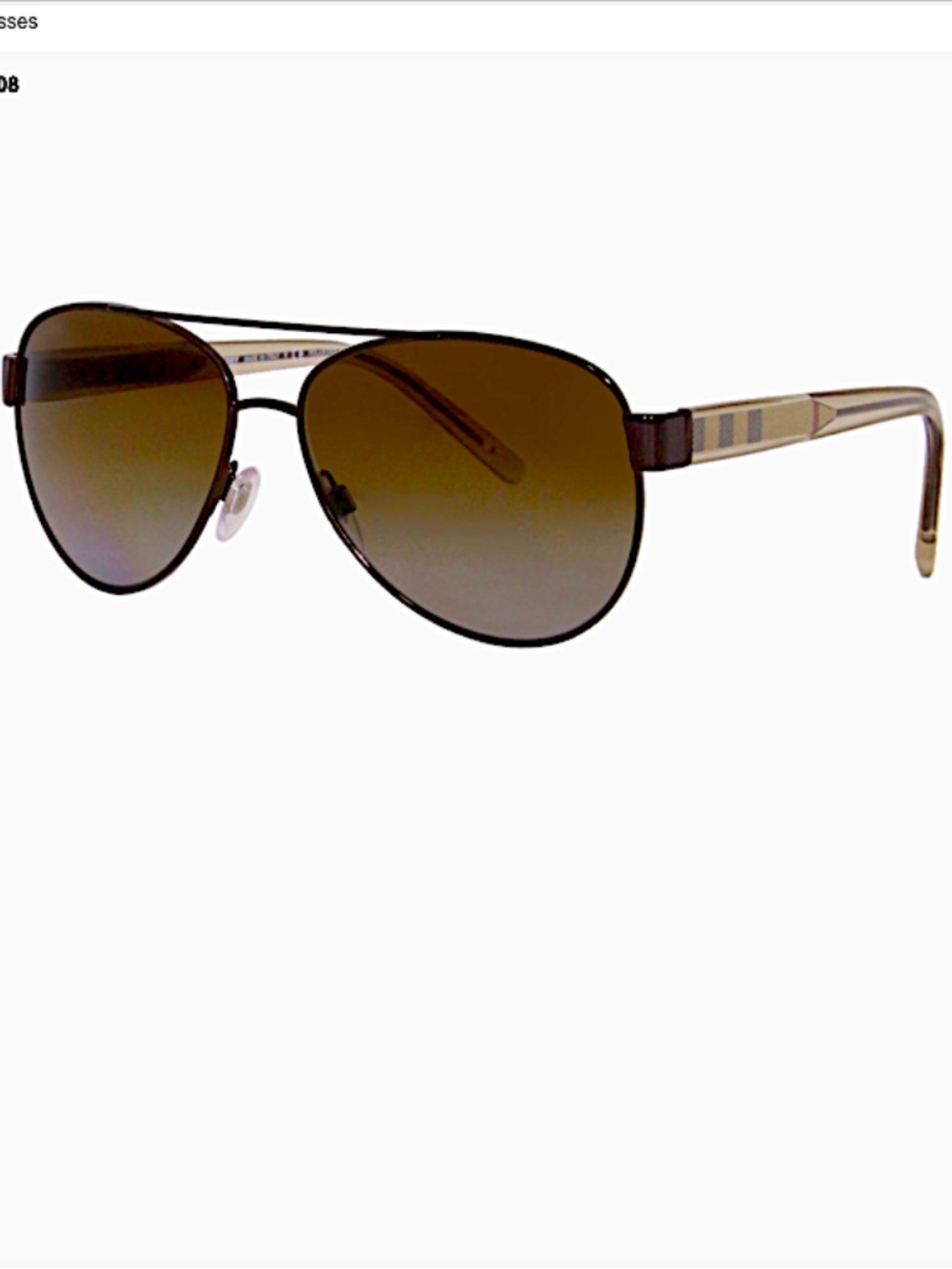 Burberry Polarized 57mm Sunglasses - Picture 2 of 9